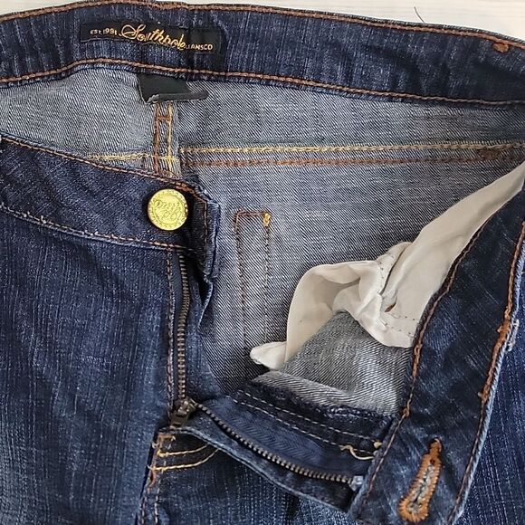South Pole Darkwash Blue Denim Bootcut Jeans Womens Size 9 - Picture 9 of 14